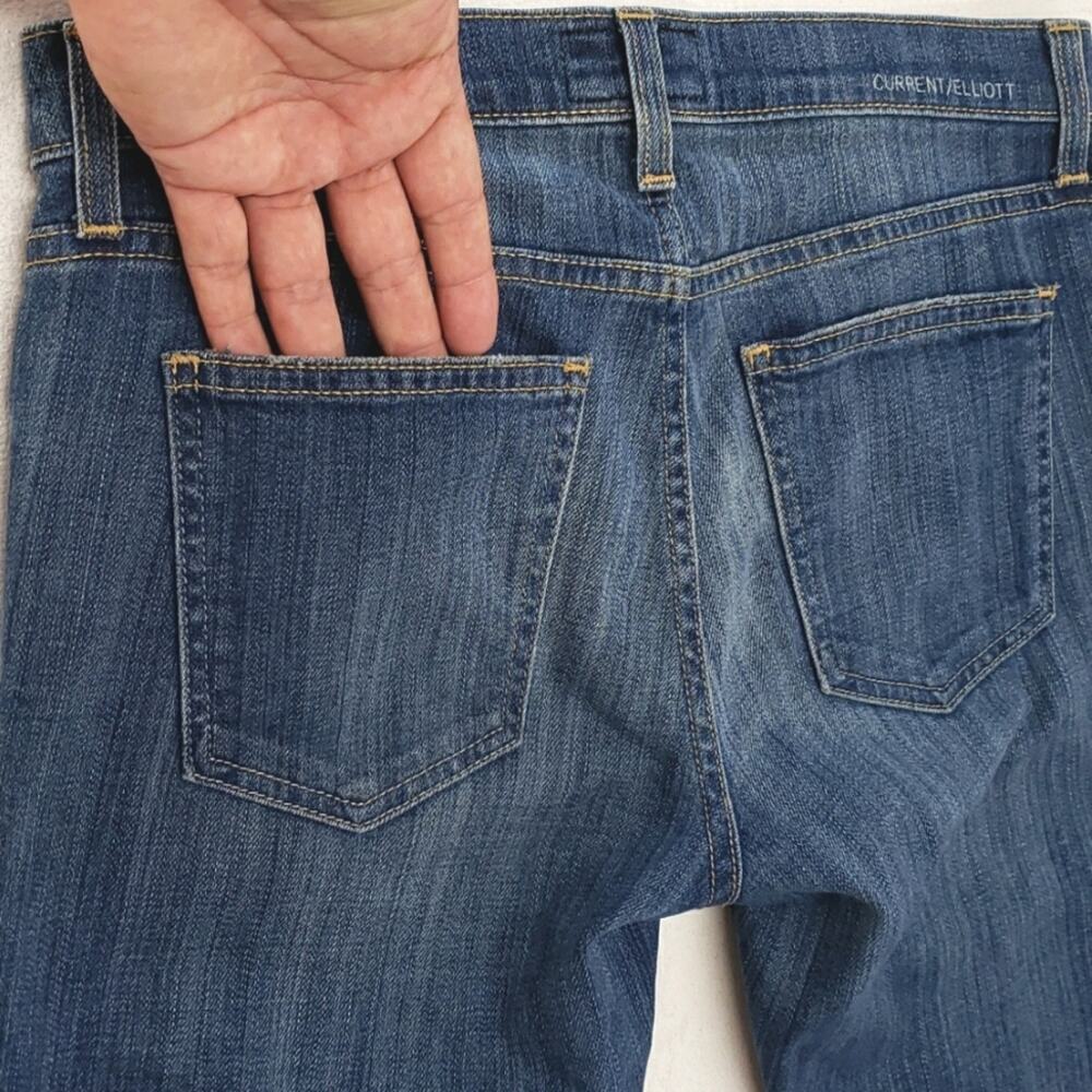 Current Elliott Panhandler Patchwork Jeans Women'… - image 6